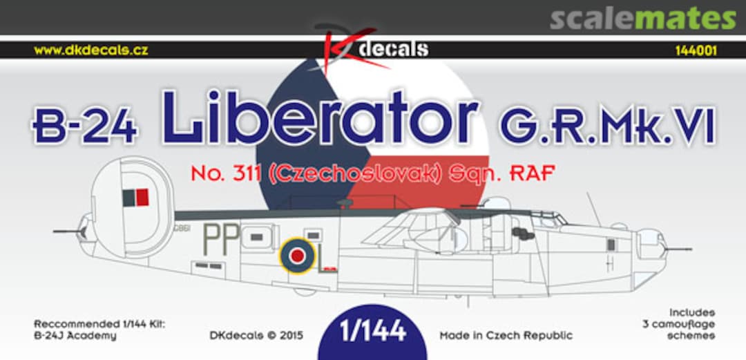 Boxart B-24 Liberator G.R.Mk.VI 14401 DK Decals Boxart B-24 Liberator G.R.Mk.VI 14401 DK Decals