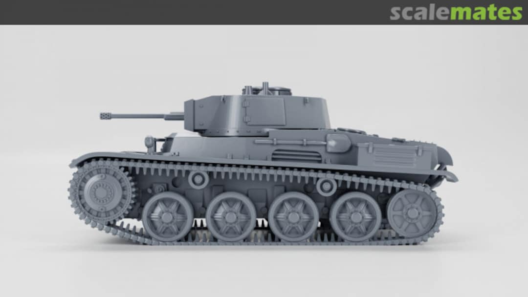 Boxart Light tank 43M Toldi III (C40) - closed hatch 72012942 EMP3d