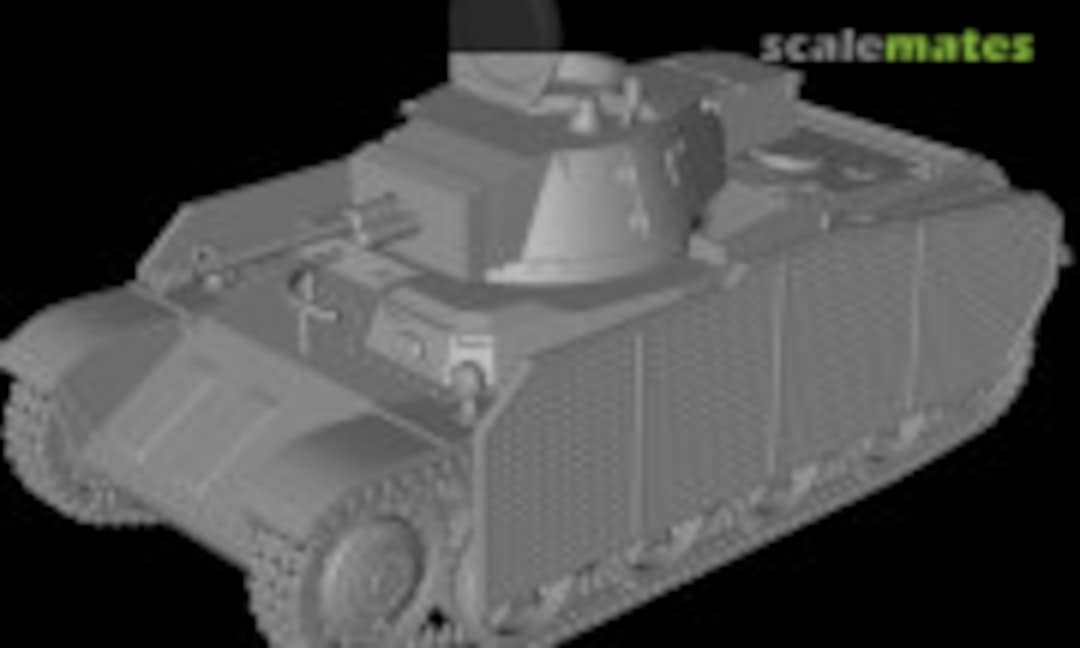 1:48 Light tank 42M Toldi IIA (B40) - with side skirts / open hatch (EMP3d 72012941-48)