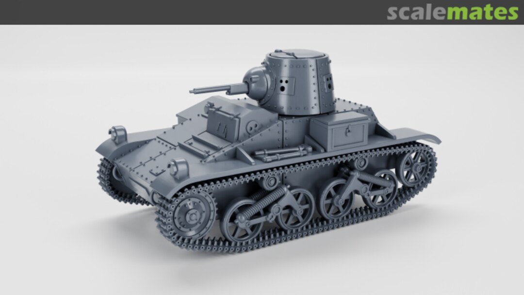 Boxart Belgian T-15 Light Tank – Closed Hatch 72019008-56 EMP3d Boxart Belgian T-15 Light Tank – Closed Hatch 72019008-56 EMP3d