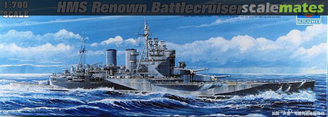 Boxart HMS Renown Battlecruiser 1945 05765 Trumpeter