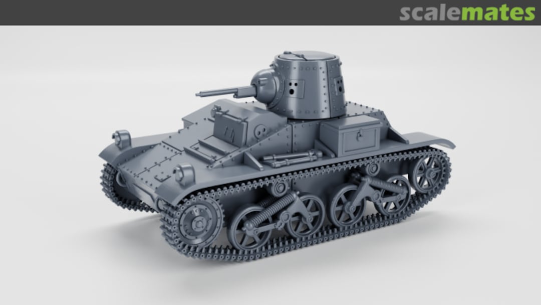 Boxart Belgian T-15 Light Tank – Closed Hatch 72019008-48 EMP3d Boxart Belgian T-15 Light Tank – Closed Hatch 72019008-48 EMP3d
