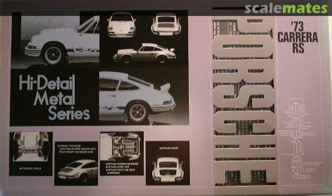 Boxart Porsche Carrera RS '73 HD-4 Fujimi