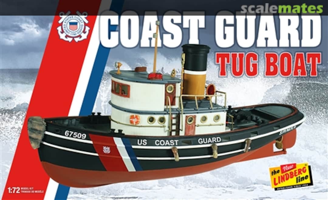Boxart Coast Guard Tug Boat 228 Lindberg Boxart Coast Guard Tug Boat 228 Lindberg