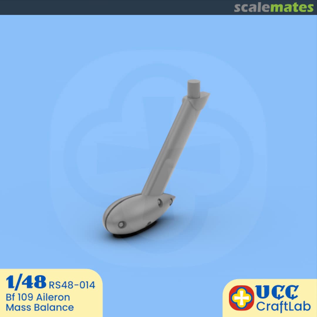 Boxart Bf 109 - Aileron Mass Balances RS48-014 UCC CraftLab