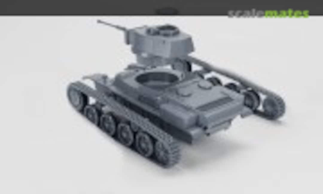 1:48 Light tank 43M Toldi III (C40) - no shields - open hatch (EMP3d 72012943-48)