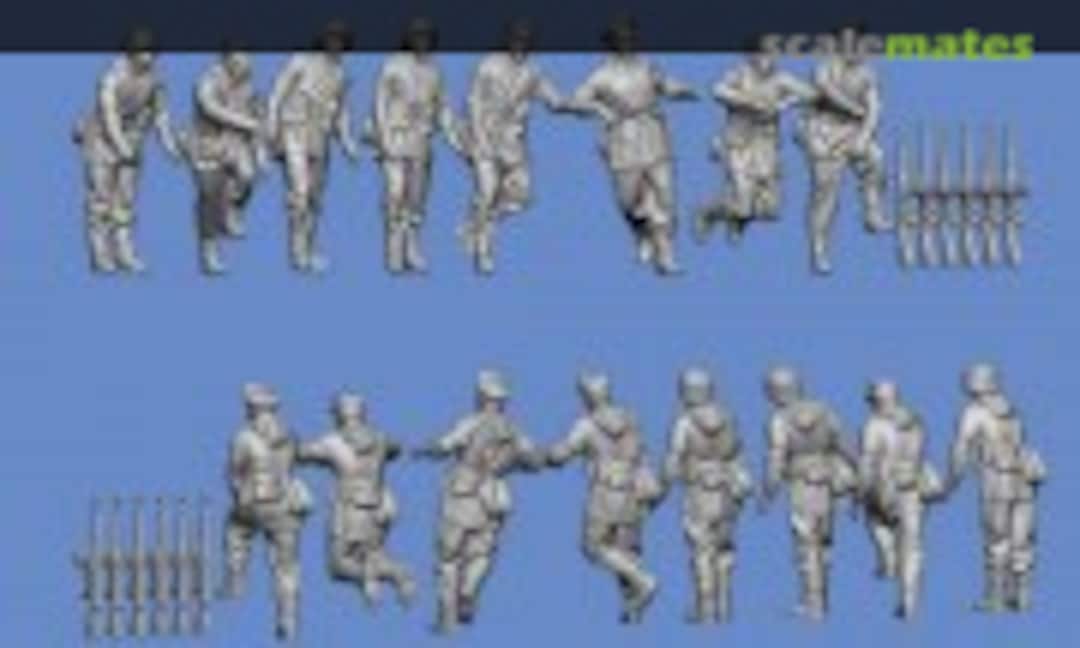 1:48 Ardennes 1944 - Waffen SS (Germania Figuren GF48-WW2-0043) GF48-WW2-0043