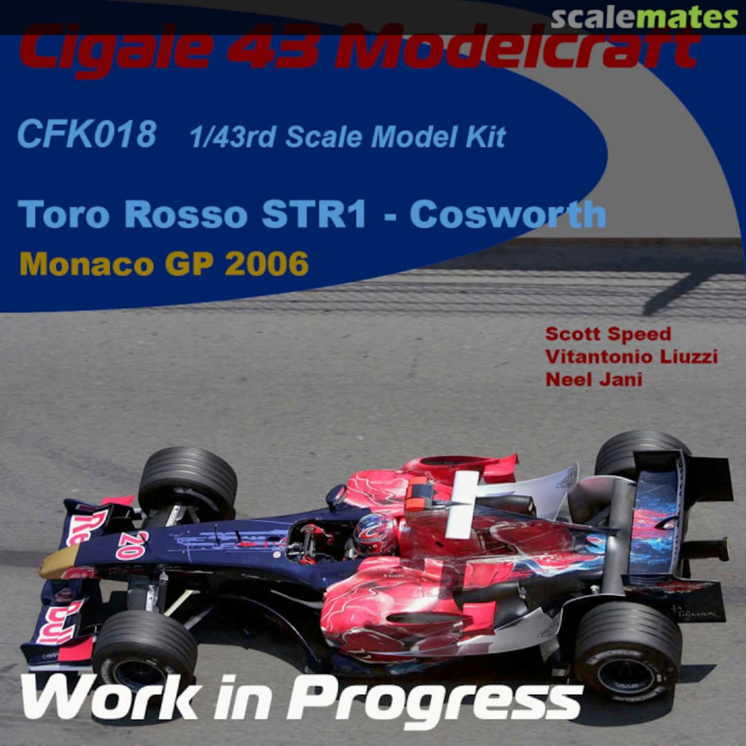 Boxart Toro Rosso STR1-Cosworth CFK018 Cigale 43 Modelcraft