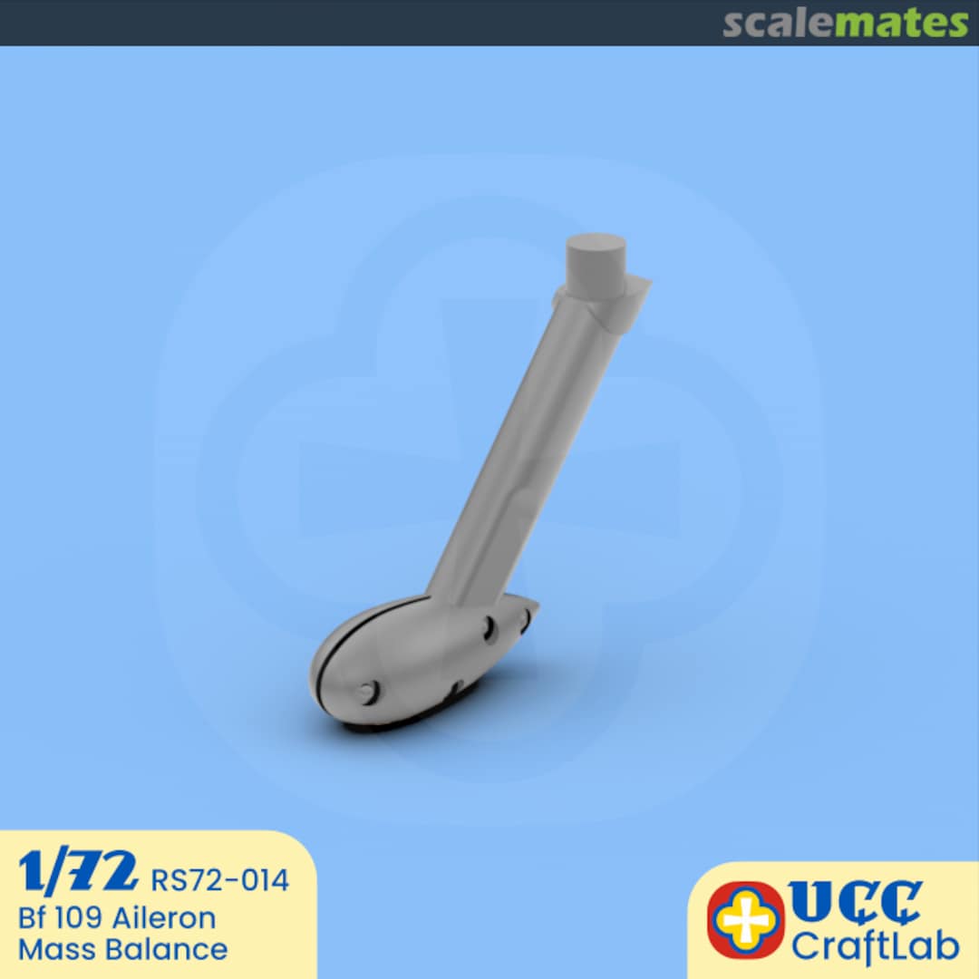Boxart Bf 109 - Aileron Mass Balances RS72-014 UCC CraftLab
