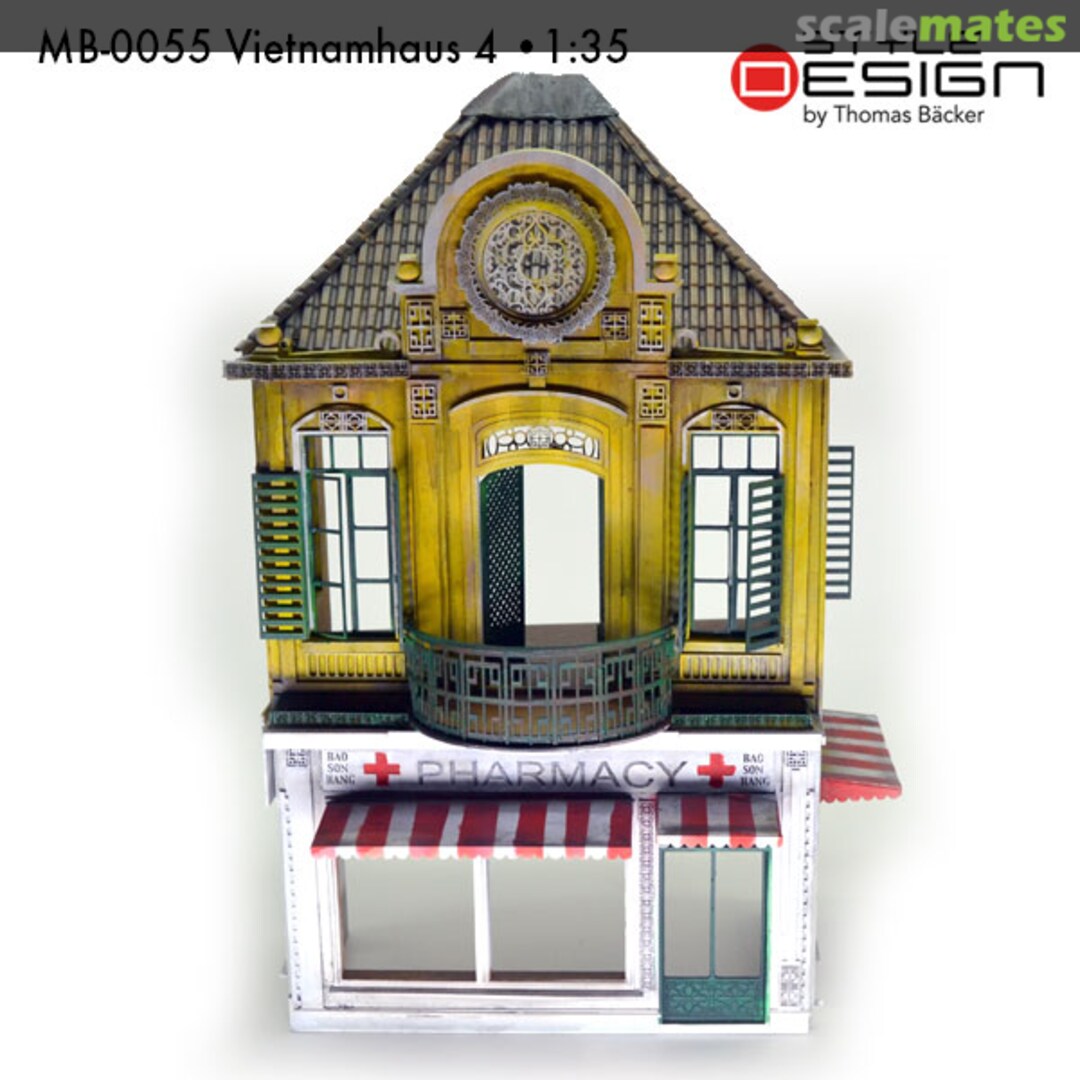 Boxart Vietnamhaus-4 1:35 MB-0055 Style Design Boxart Vietnamhaus-4 1:35 MB-0055 Style Design
