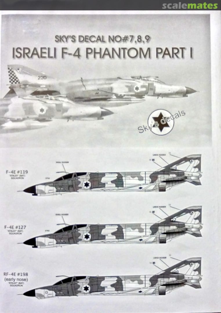 Boxart Israeli F-4 Phantom part.1 SD32009 Sky's Decals Boxart Israeli F-4 Phantom part.1 SD32009 Sky's Decals