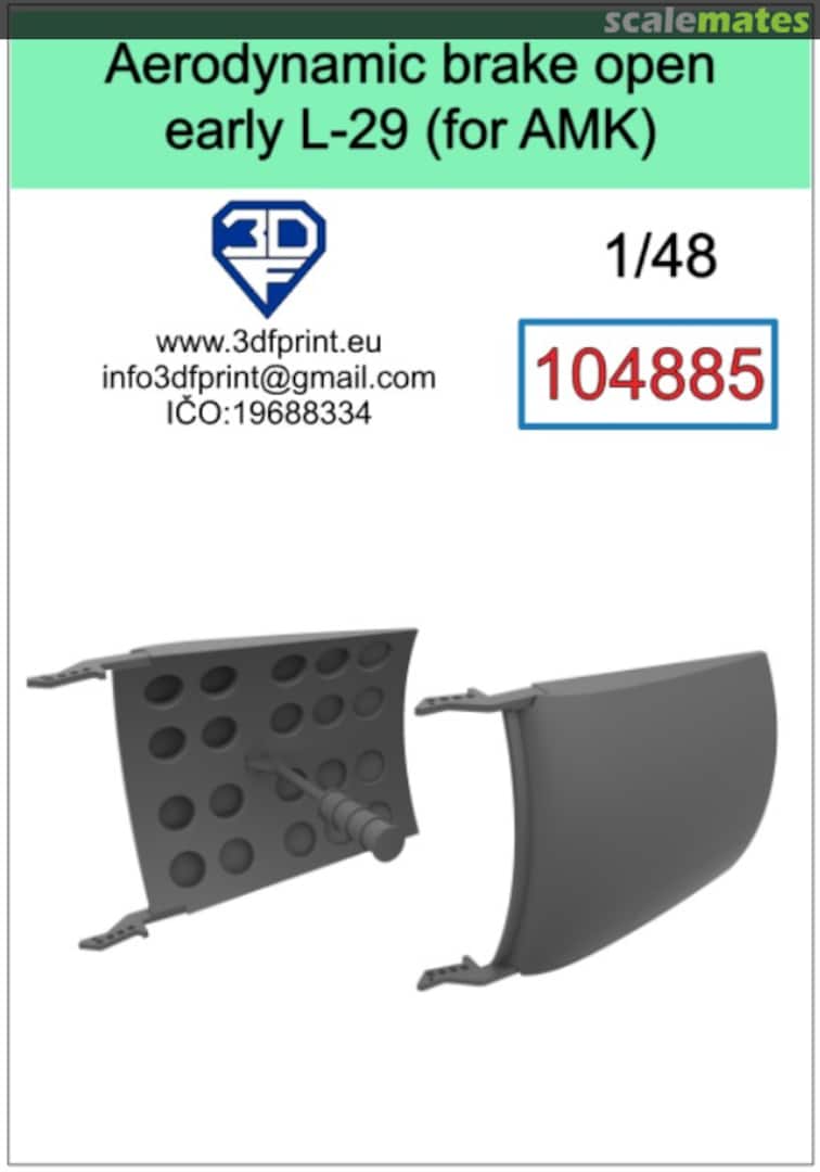 Boxart Aerodynamic Brake Open Late for L-29 104885 3DF Print Boxart Aerodynamic Brake Open Late for L-29 104885 3DF Print