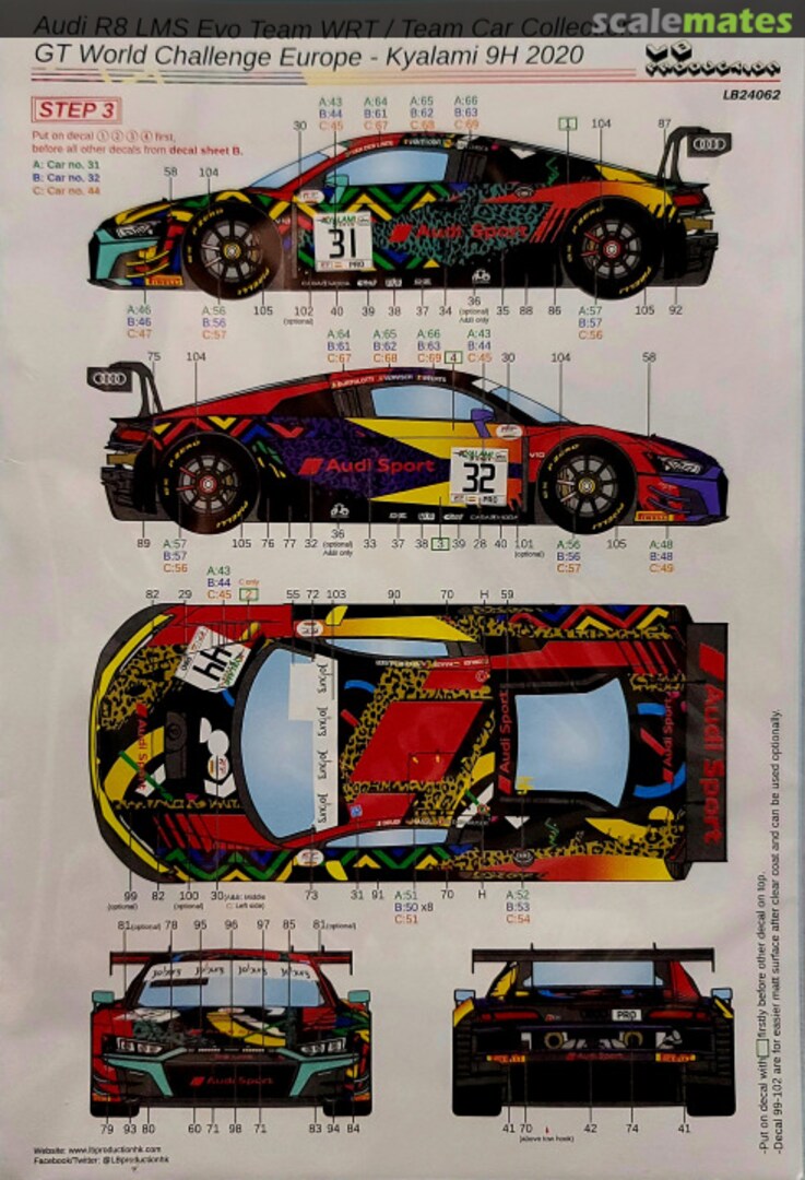 Boxart Audi R8 LMS Evo - Team WRT/Team Car Collection LB24062 LB Production Boxart Audi R8 LMS Evo - Team WRT/Team Car Collection LB24062 LB Production