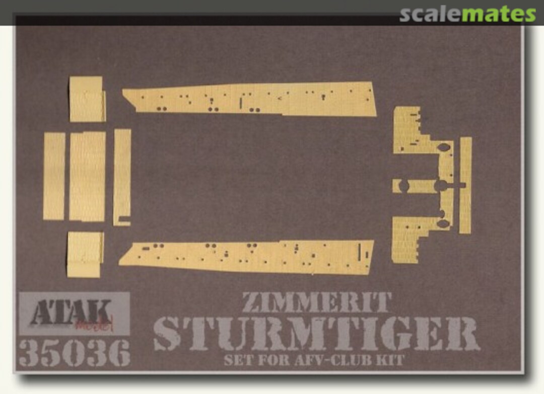 Boxart Sturmtiger - Zimmerit 35036 Atak Model Boxart Sturmtiger - Zimmerit 35036 Atak Model