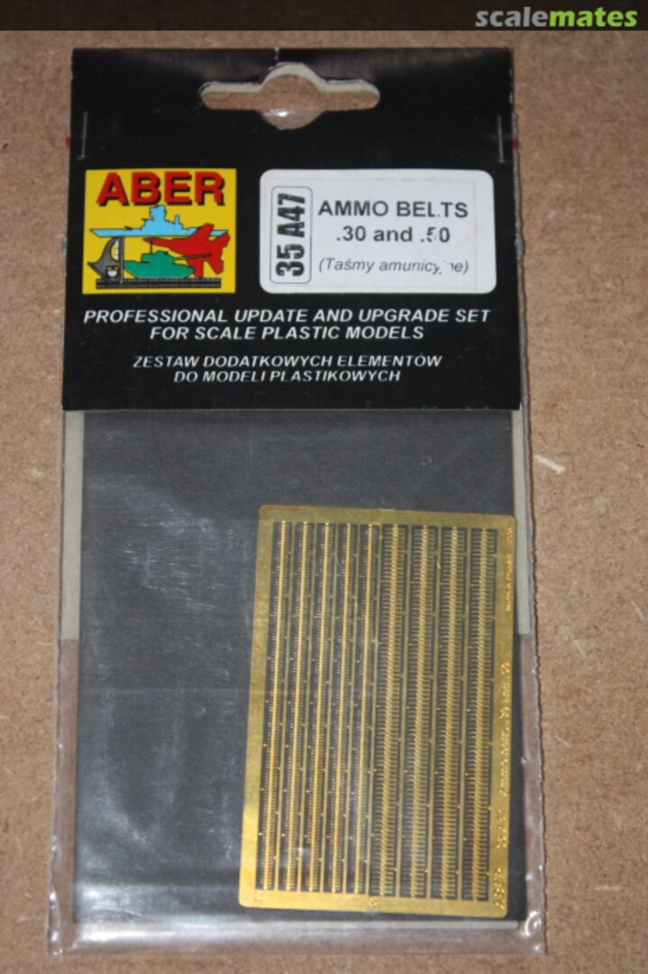 Boxart Ammo Belts .30 & .50 35A47 Aber Boxart Ammo Belts .30 & .50 35A47 Aber