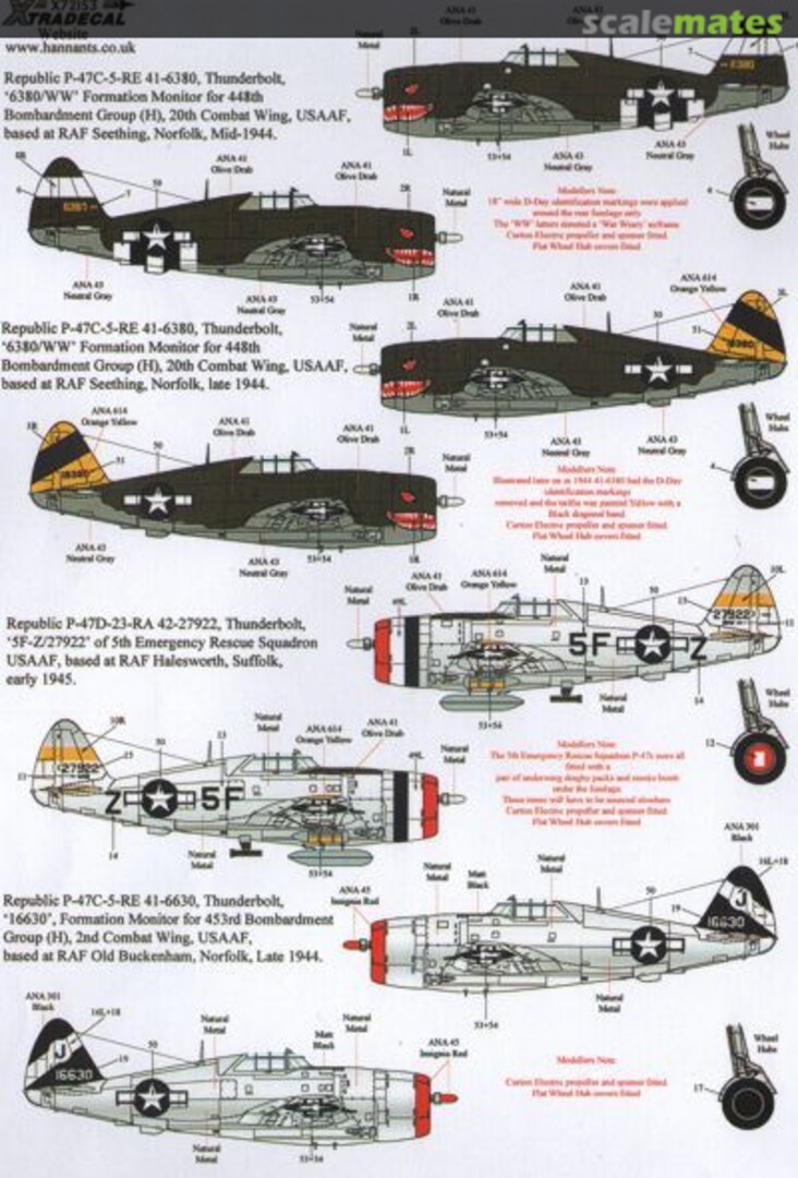 Boxart War Weary P-47D Thunderbolts X72-153 Xtradecal Boxart War Weary P-47D Thunderbolts X72-153 Xtradecal