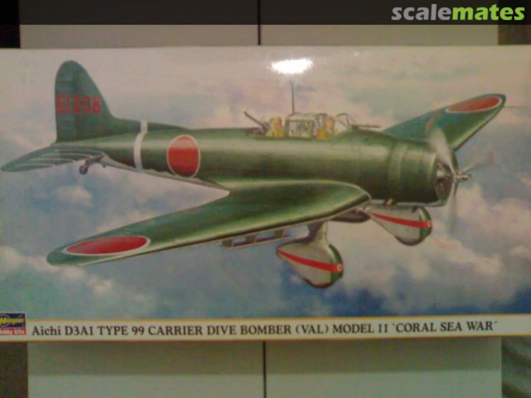 Boxart Aichi D3A1 Type 99 Carrier Dive Bomber (Val) Model 11 'Coral Sea War' 09530 Hasegawa Boxart Aichi D3A1 Type 99 Carrier Dive Bomber (Val) Model 11 'Coral Sea War' 09530 Hasegawa