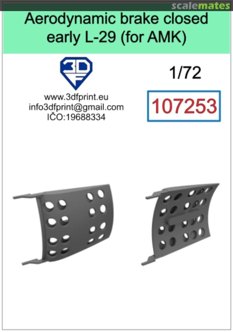Boxart Aerodynamic Brake Closed Early for L-29 107253 3DF Print