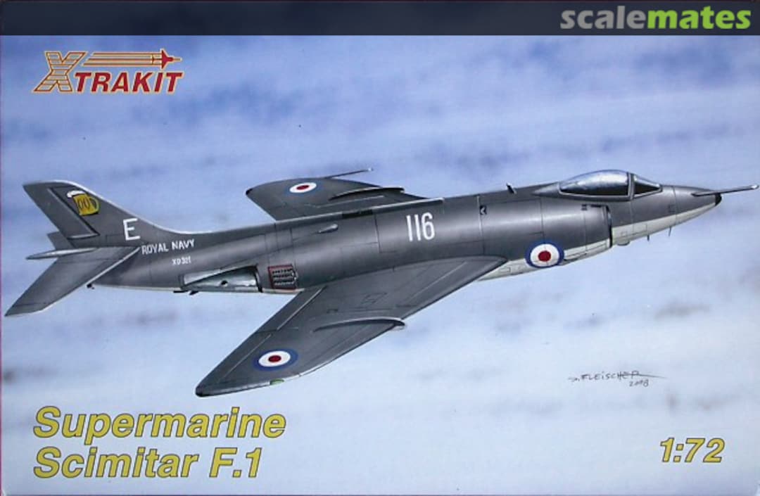 Boxart Supermarine Scimitar F.1 XK72011 Xtrakit Boxart Supermarine Scimitar F.1 XK72011 Xtrakit