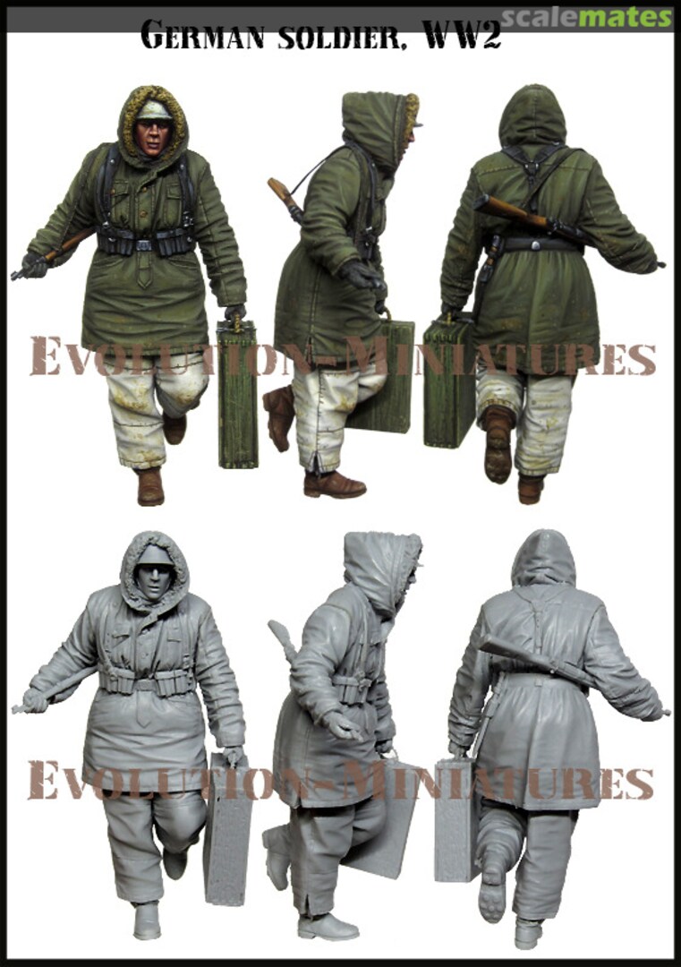 Boxart German Soldier, WW2 EM-35213 Evolution Miniatures