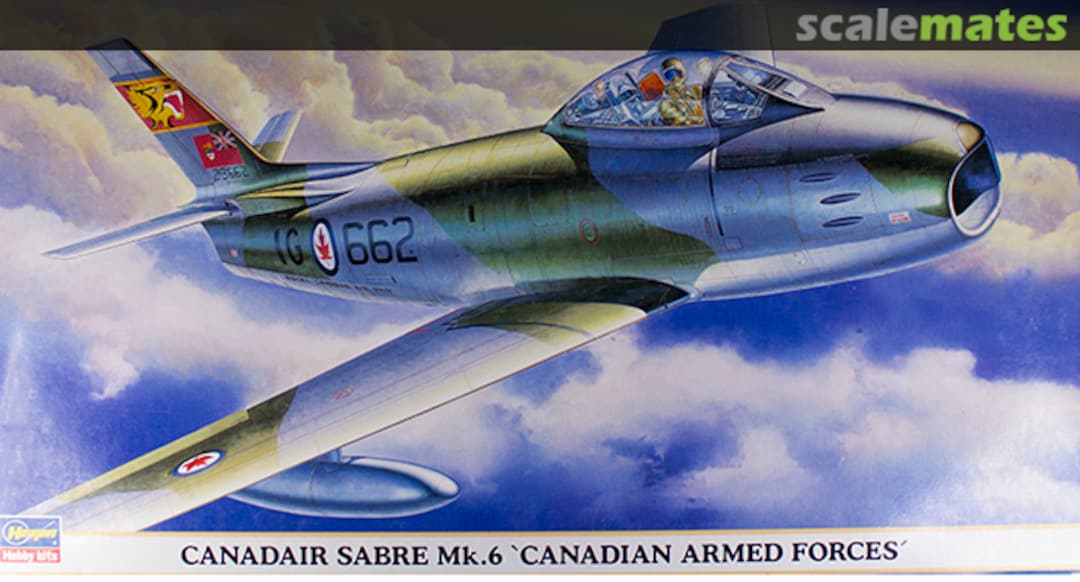 Boxart Canadair Sabre Mk 6 'Canadian Armed Forces' 09680 Hasegawa Boxart Canadair Sabre Mk 6 'Canadian Armed Forces' 09680 Hasegawa