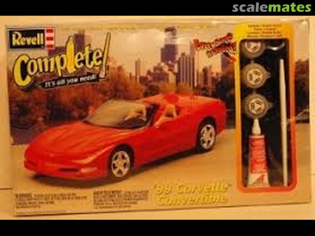 Boxart 1999 Corvette Convertible 85-2154 Revell Boxart 1999 Corvette Convertible 85-2154 Revell