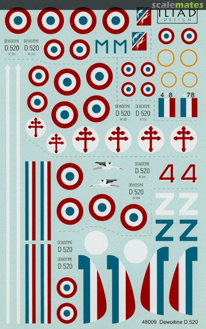 Boxart Dewoitine D.520 48009 Iliad Design Boxart Dewoitine D.520 48009 Iliad Design