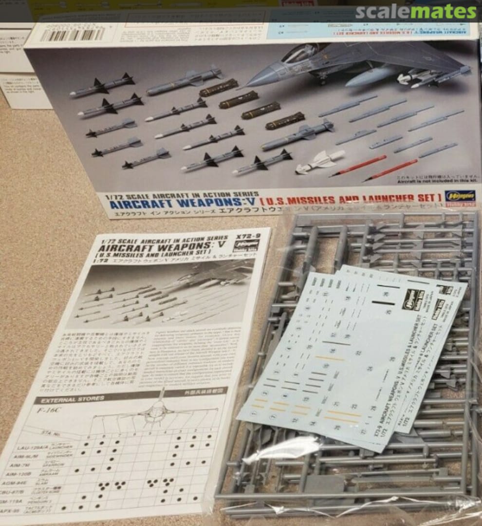 Contents Aircraft Weapons: V X72-9 Hasegawa Contents Aircraft Weapons: V X72-9 Hasegawa