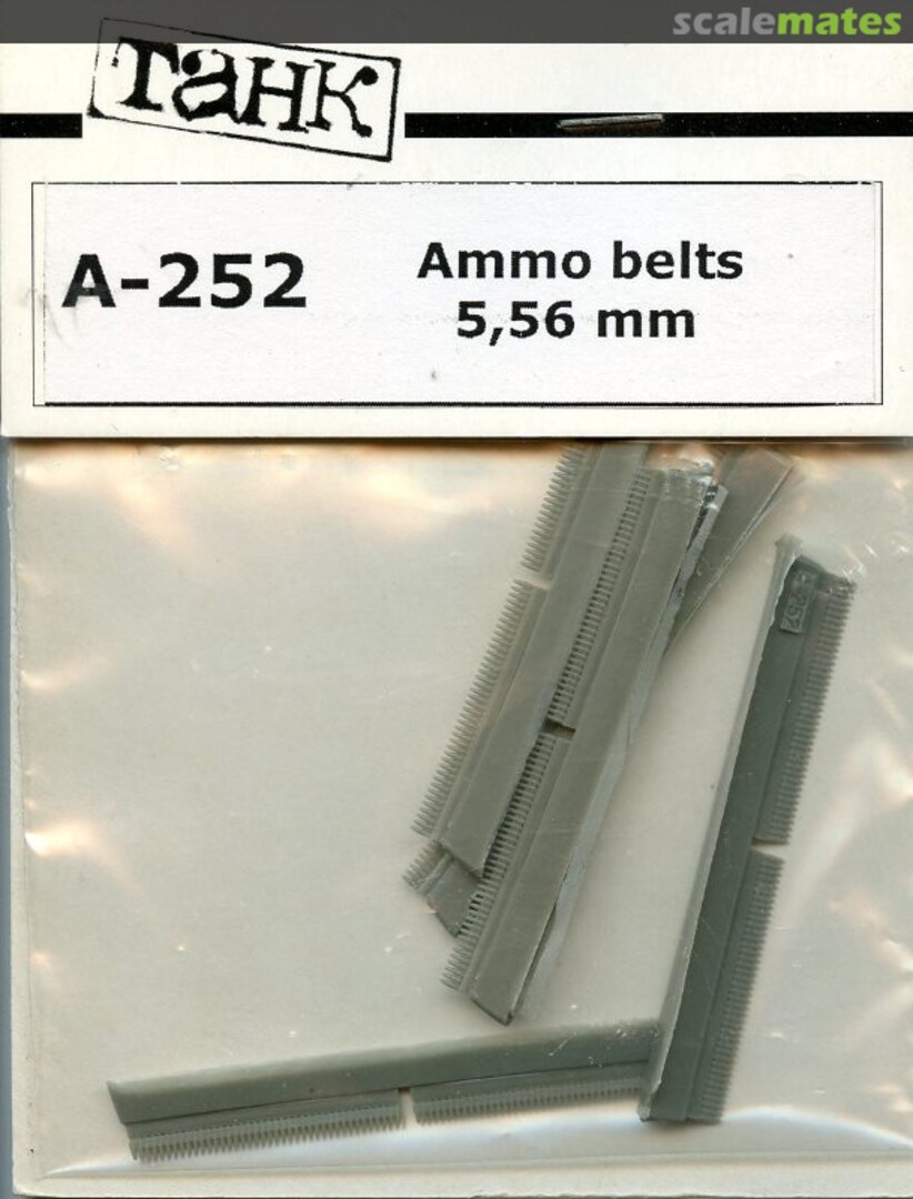 Boxart Ammo Belts 5,56 mm A-252 Tank Boxart Ammo Belts 5,56 mm A-252 Tank