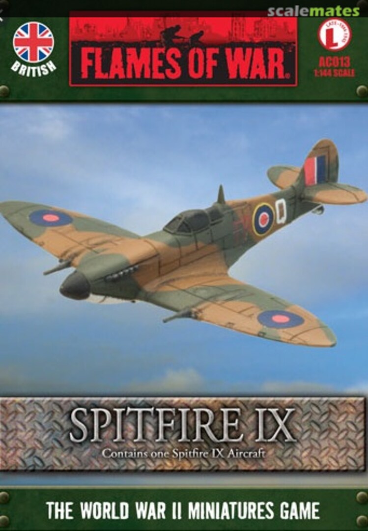 Boxart Flames Of War: Spitfire IX AC013 Flames of War Boxart Flames Of War: Spitfire IX AC013 Flames of War