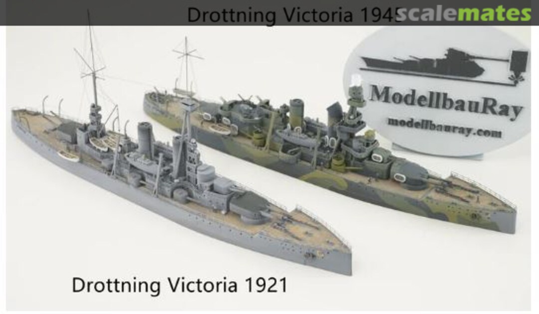 Boxart Drottning Victoria 1945 (Waterline)  ModellbauRay