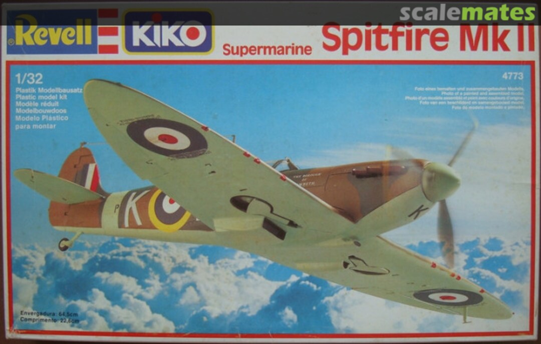 Boxart Supermarine Spitfire Mk II H-4773 Revell/Kiko