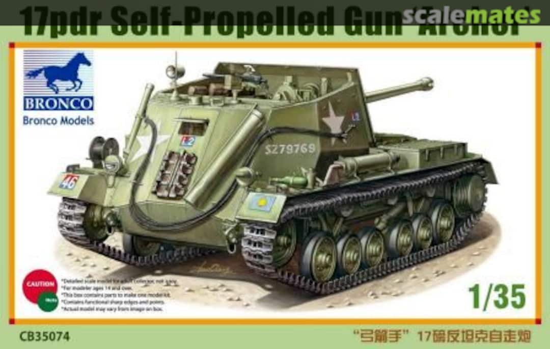 Boxart 17pdr Self Propelled Gun 'Archer' CB35074 Bronco