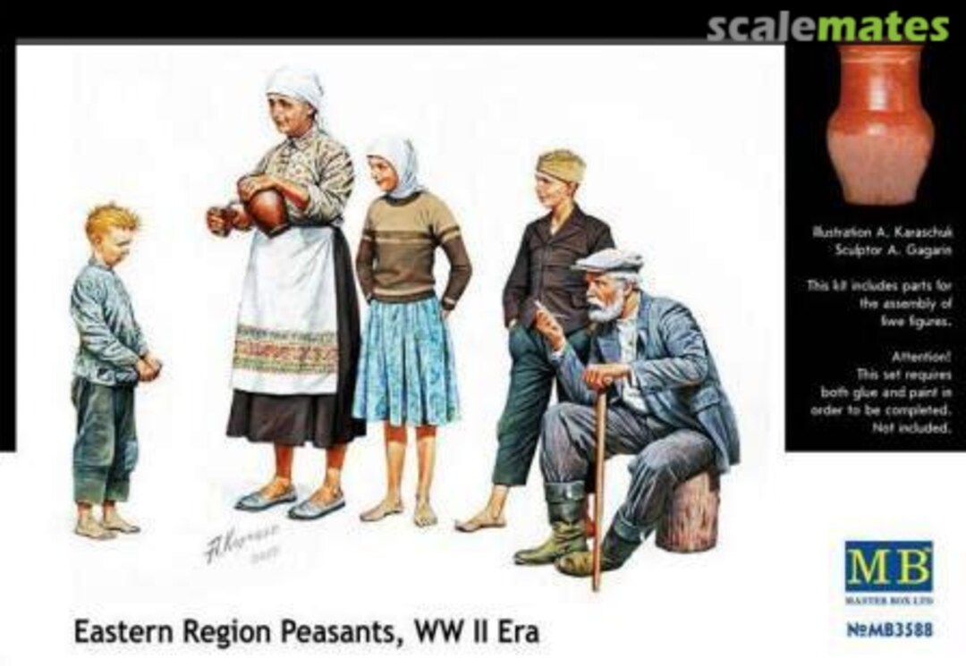 Boxart Eastern Region Peasants MB3588 Master Box Boxart Eastern Region Peasants MB3588 Master Box