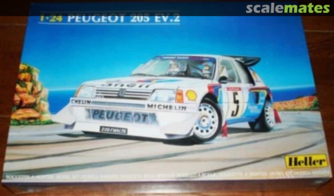 Boxart Peugeot 205 EV.2 80716 Heller