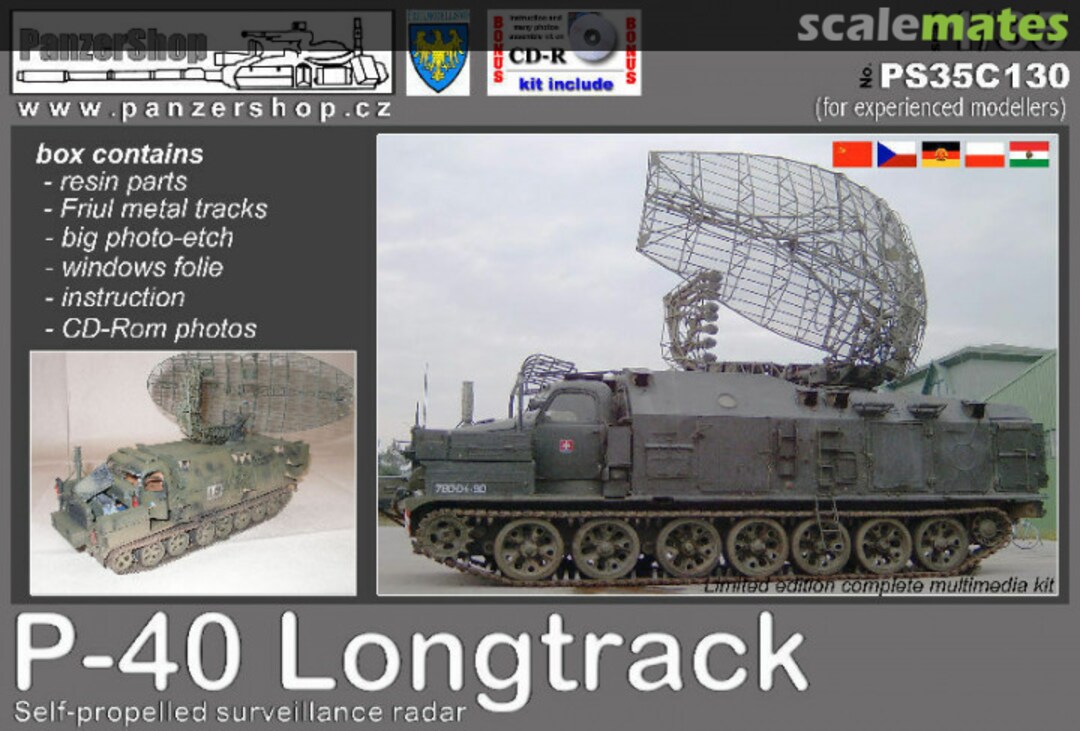 Boxart P-40 Longtrack PSC35C130 PanzerShop Boxart P-40 Longtrack PSC35C130 PanzerShop