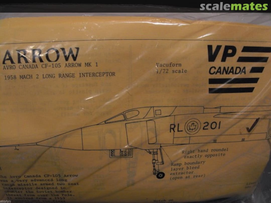 Boxart Avro Canada CF-105 Arrow Mk I No 12 VP Canada