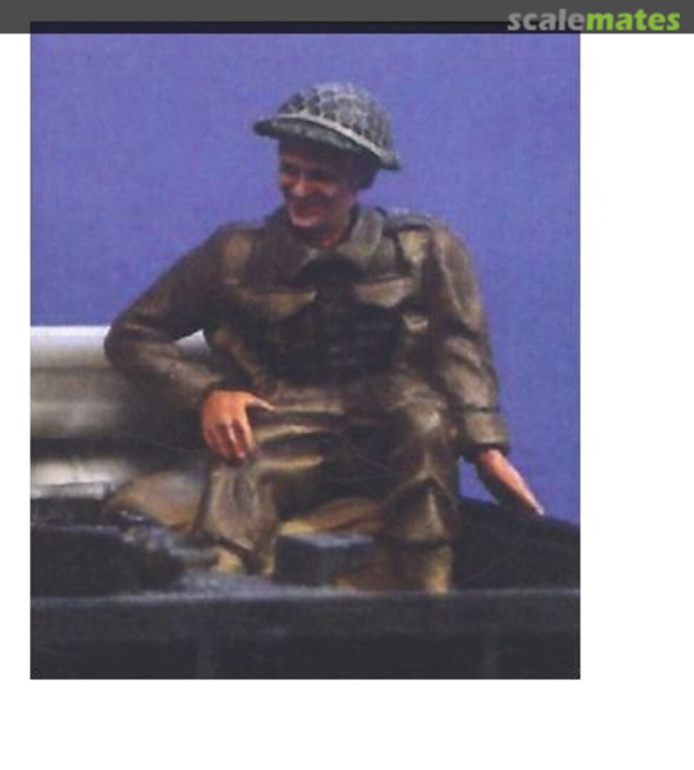 Boxart Soldier Seated on Carrier (Hand over side) 35.5614 Resicast Boxart Soldier Seated on Carrier (Hand over side) 35.5614 Resicast