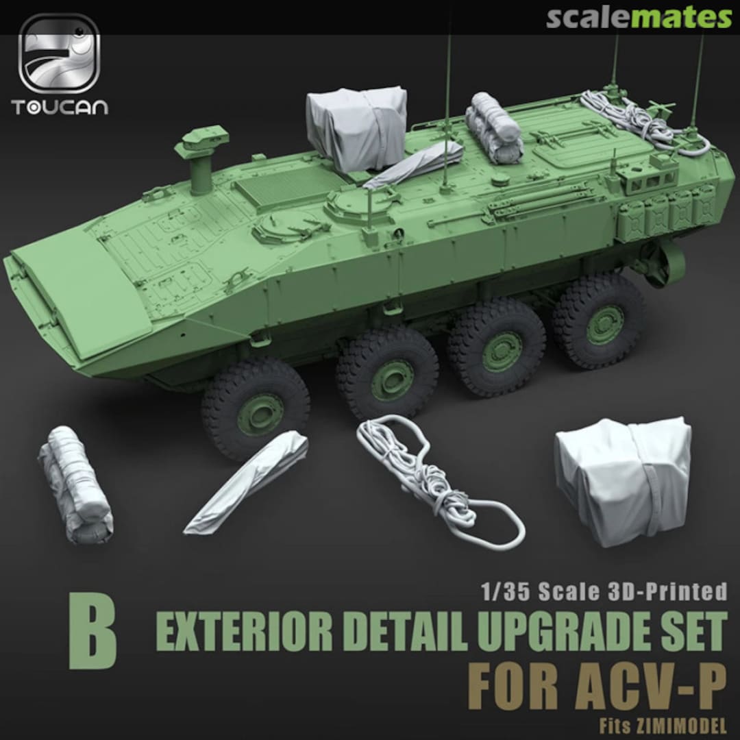 Boxart ACV-P exterior detail upgrade set B TC3D048 Toucan