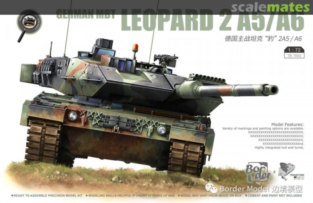Boxart Leopard 2A5/A6 TK-7201 Border Model Boxart Leopard 2A5/A6 TK-7201 Border Model