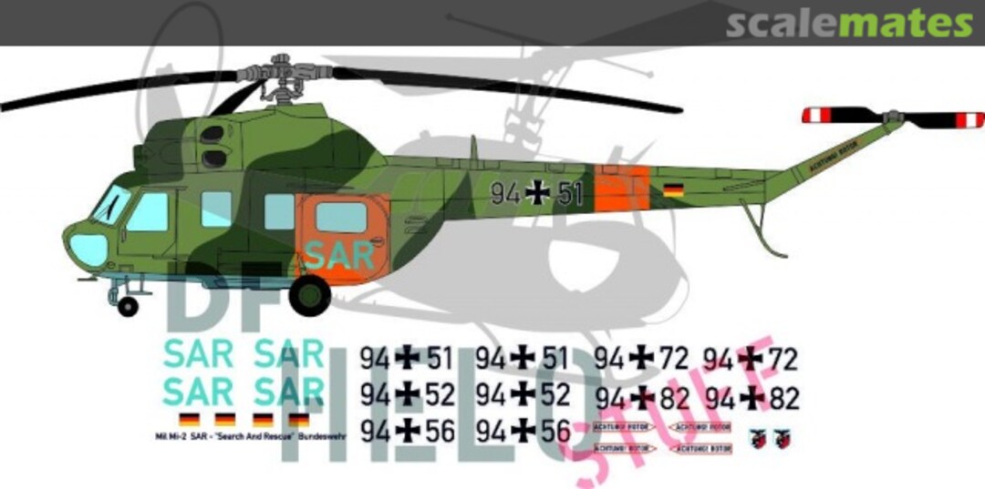 Boxart Mil Mi-2 "SAR Bundeswehr" DF30248 DF HeloStuff Boxart Mil Mi-2 "SAR Bundeswehr" DF30248 DF HeloStuff