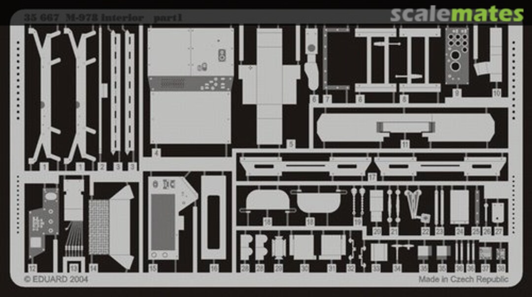 Boxart M-978 interior 35667 Eduard Boxart M-978 interior 35667 Eduard