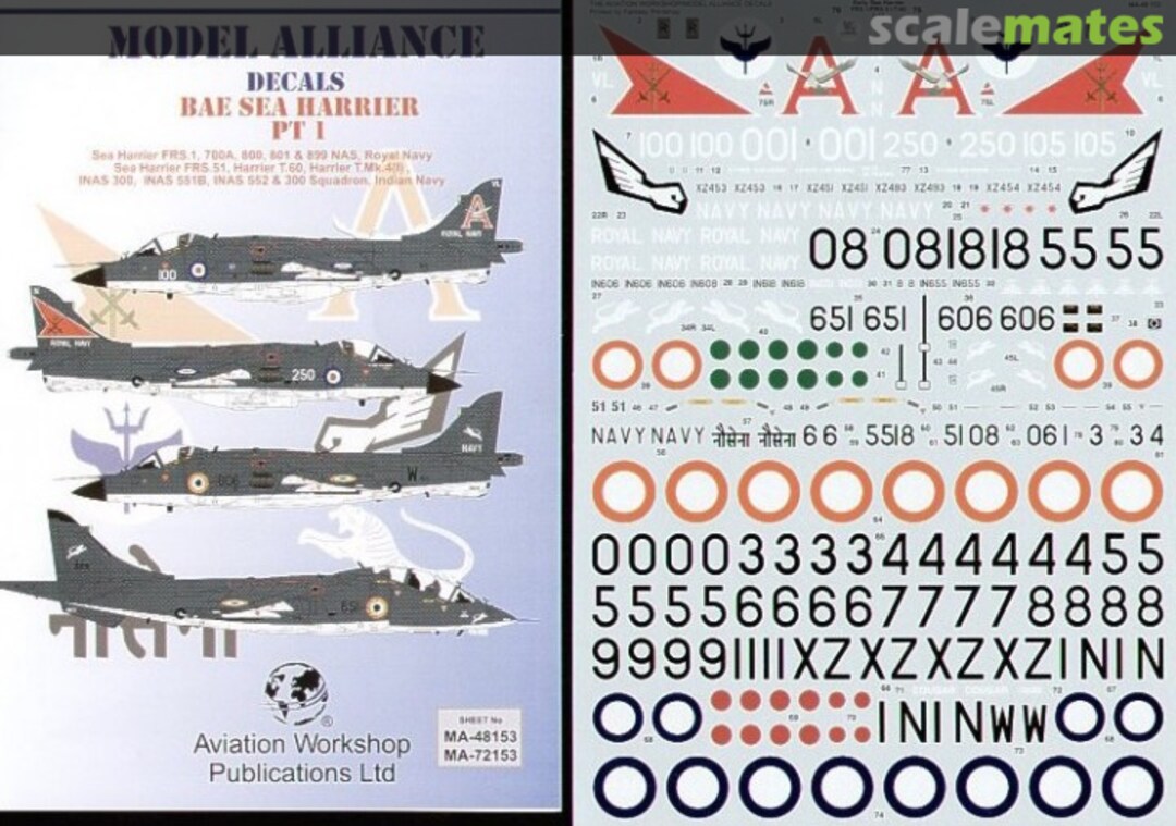 Boxart BAe Sea Harrier MA-72153 Model Alliance Boxart BAe Sea Harrier MA-72153 Model Alliance