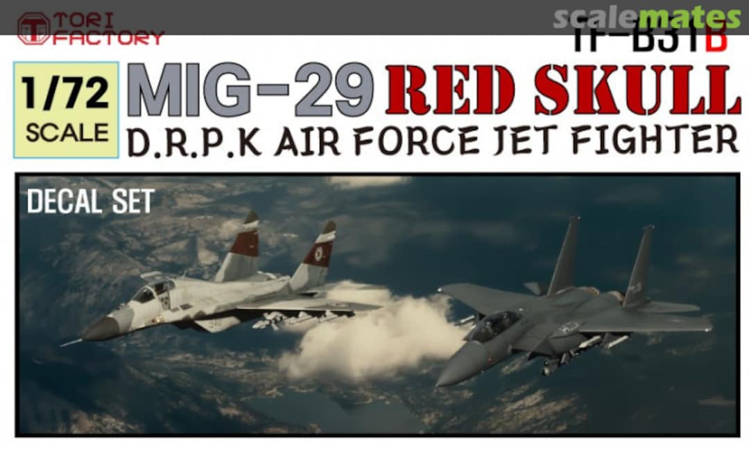 Boxart MIG-29 Red Skull TF-B31B Tori Factory Boxart MIG-29 Red Skull TF-B31B Tori Factory
