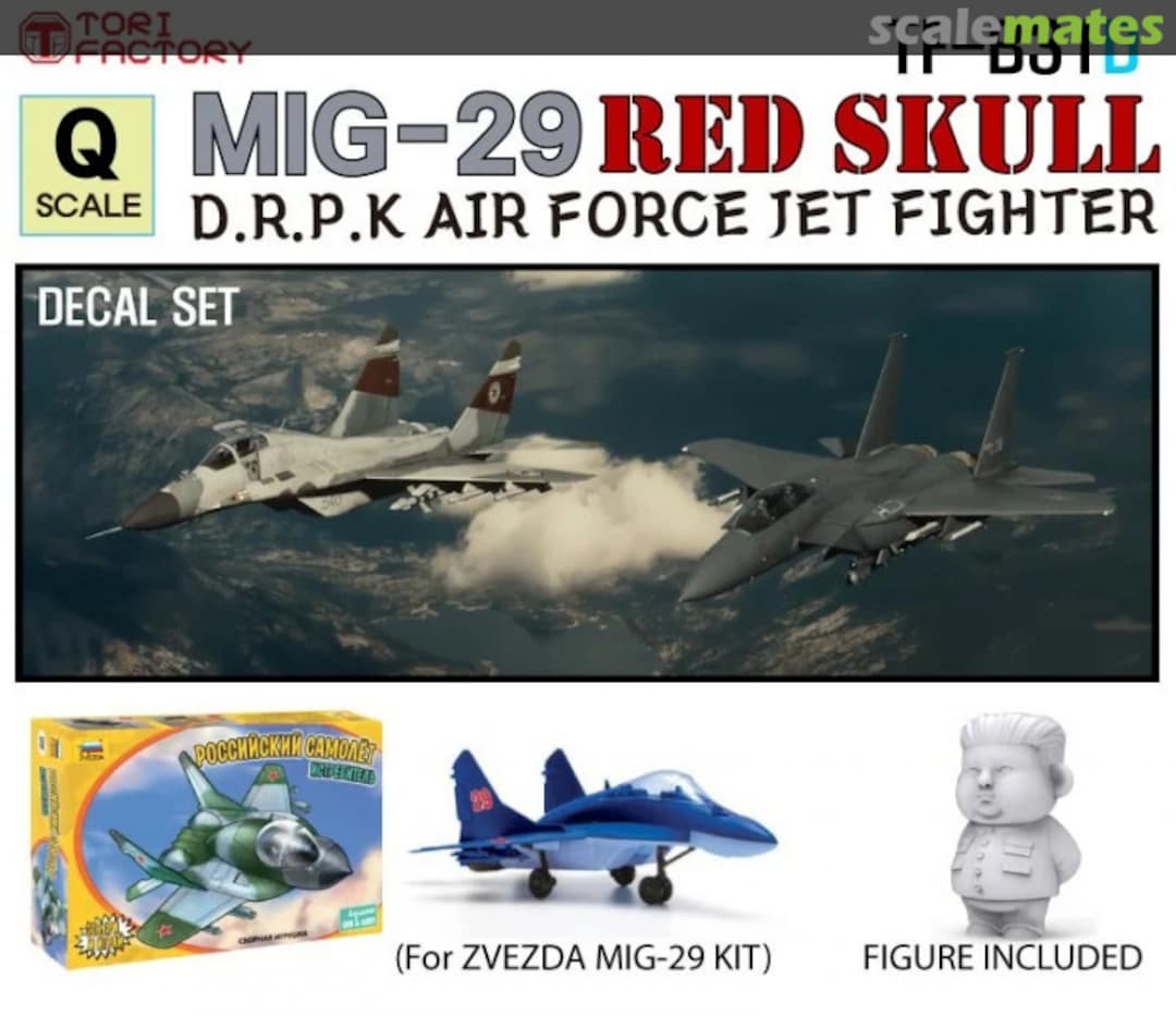 Boxart MIG-29 Red Skull TF-B31D Tori Factory Boxart MIG-29 Red Skull TF-B31D Tori Factory