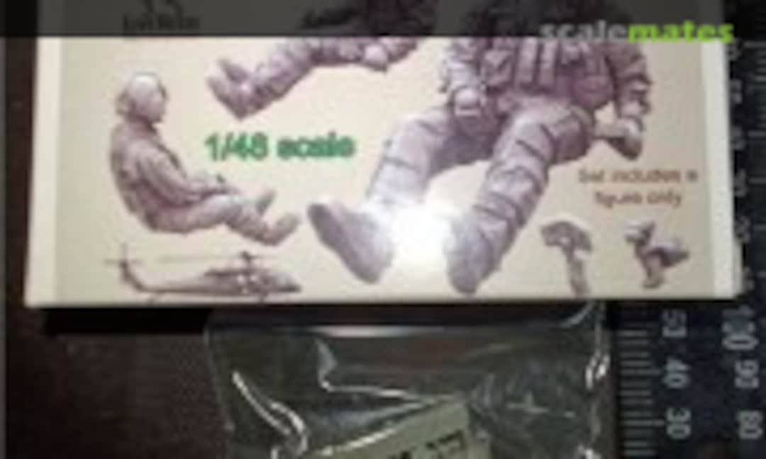 1:48 HH-60G Pave Hawk Helicopter Crew set - Pilot 1 (Live Resin LRM48001) LRM48001