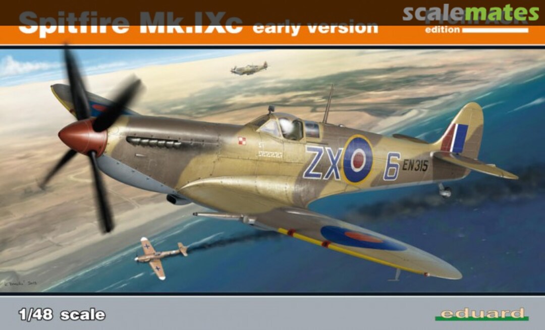 Boxart Spitfire Mk.IXc early version 8282 Eduard Boxart Spitfire Mk.IXc early version 8282 Eduard