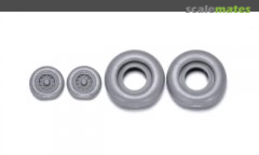 1:48 F-4E/EJ/F/G Weighted Tires (Zoukei-Mura SWS48-10-M02)