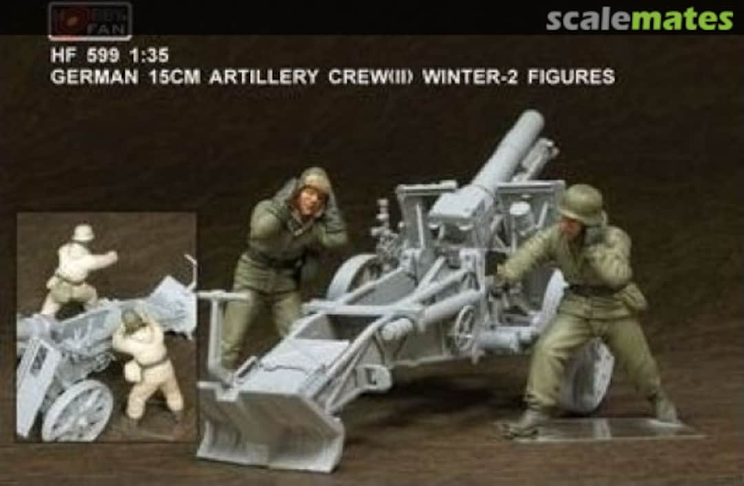 Boxart German 15cm Artillery Crew (II) HF599 Hobby Fan