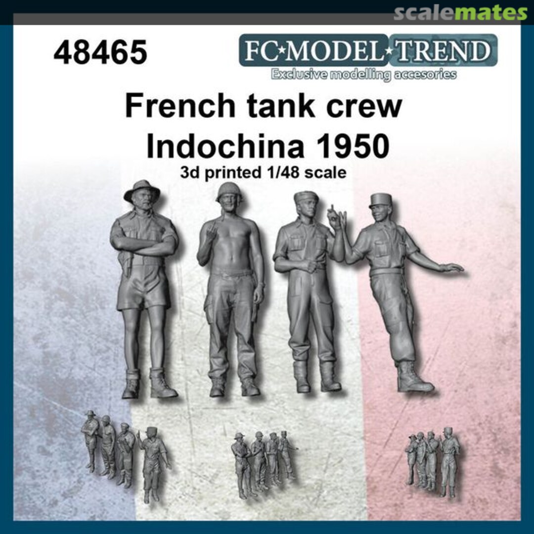 Boxart French tank crew, Indochina 1950 48465 FC Model Trend Boxart French tank crew, Indochina 1950 48465 FC Model Trend